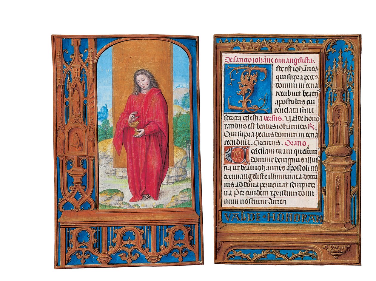 Folioer fra Rothschilds timebok, Gent eller Brugge, ca. 1505 av Flemish School