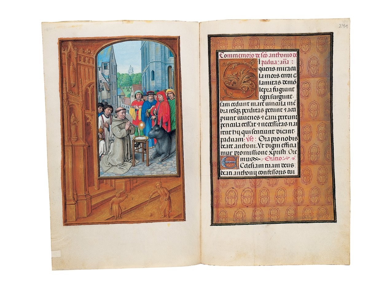 Folioer fra Rothschilds timebok, Gent eller Brugge, ca. 1505 av Flemish School