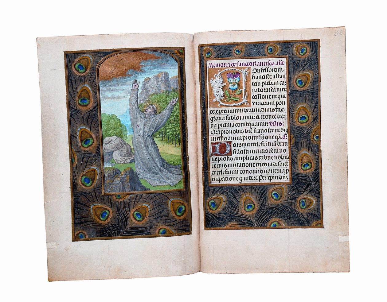 Folioer fra Rothschilds timebok, Gent eller Brugge, ca. 1505 av Flemish School