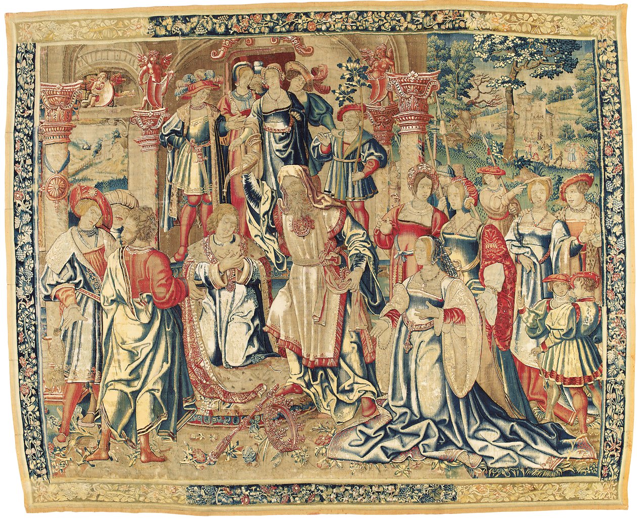 Fransk-flamsk bibelsk billedvev, ca. 1510-30 av Flemish School