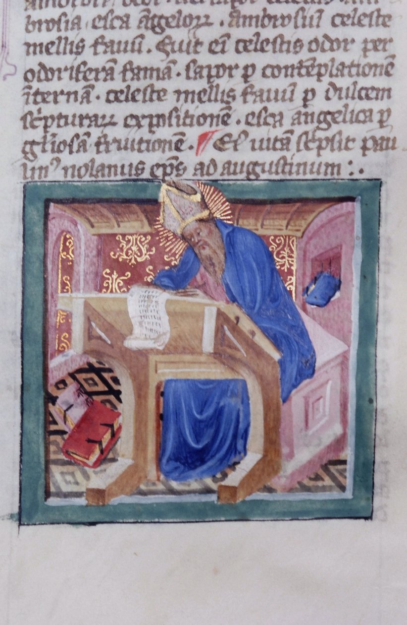 Ms Gen 1111 Page fra Legenda Aurea, Brugge, ca. 1400-10 av Flemish School