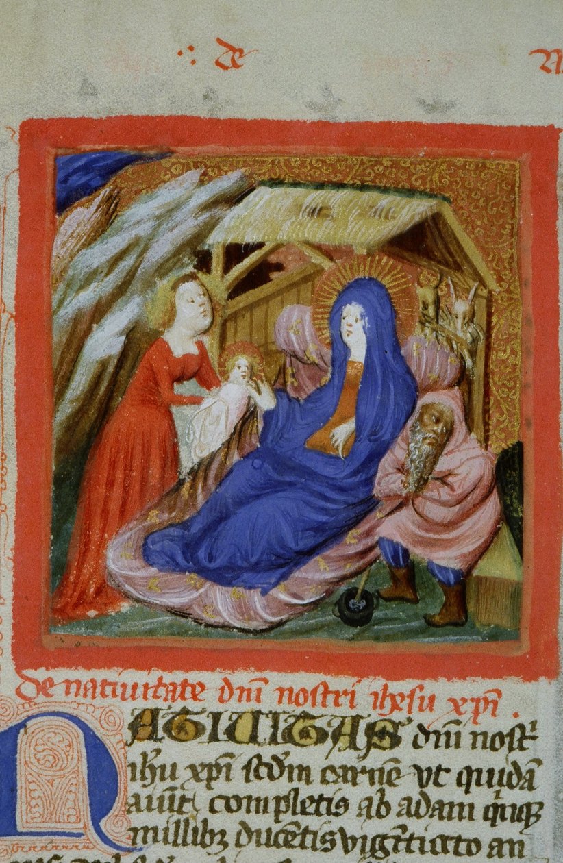 Ms Gen 1111 Page fra Legenda Aurea, Brugge, ca. 1400-10 av Flemish School