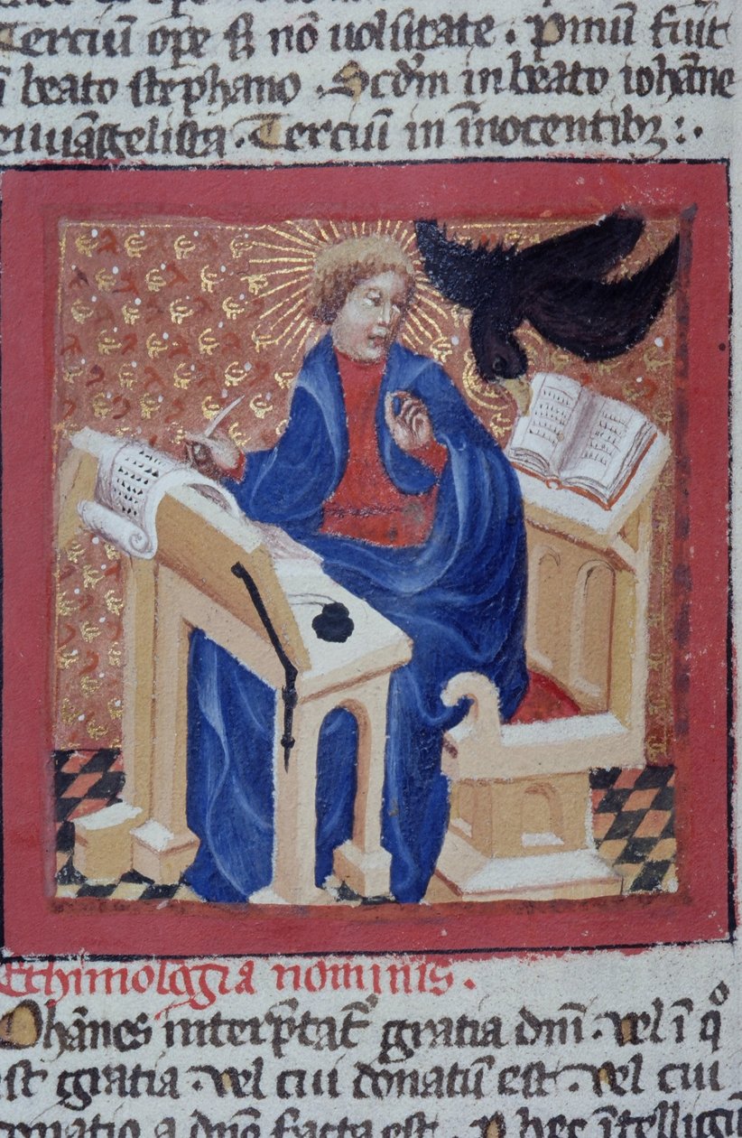 Ms Gen 1111 Page fra Legenda Aurea, Brugge, ca. 1400-10 av Flemish School