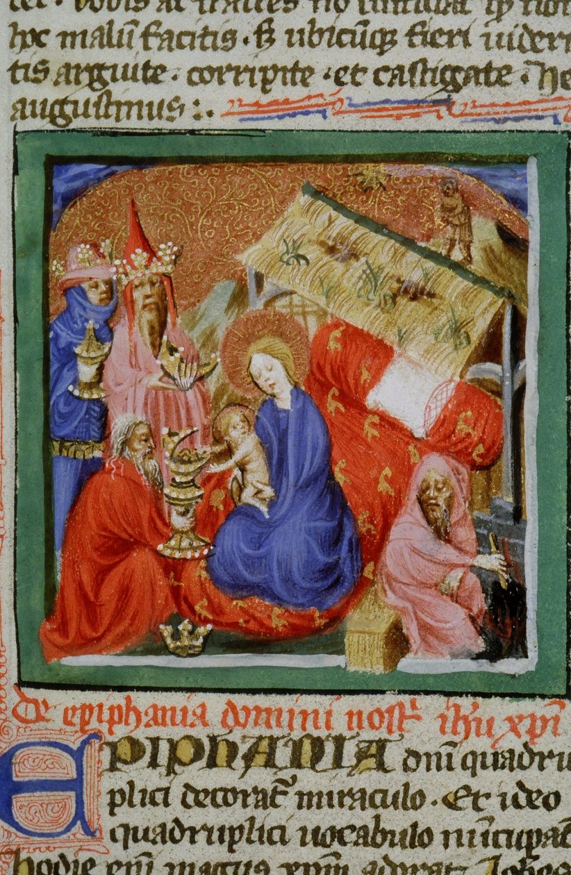 Ms Gen 1111 Page fra Legenda Aurea, Brugge, ca. 1400-10 av Flemish School