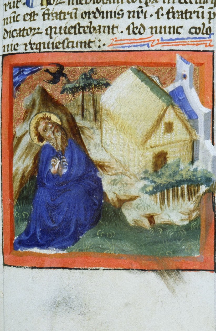 Ms Gen 1111 Page fra Legenda Aurea, Brugge, ca. 1400-10 av Flemish School