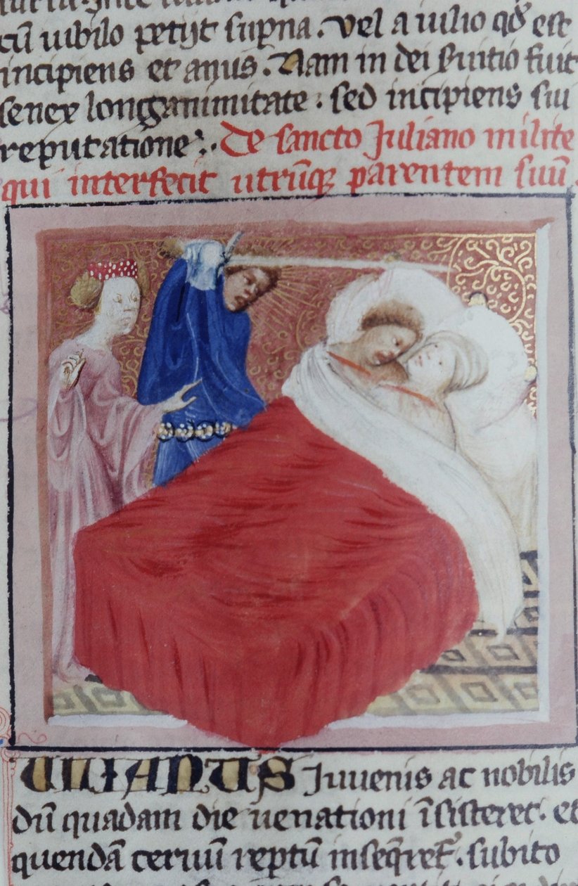 Ms Gen 1111 Page fra Legenda Aurea, Brugge, ca. 1400-10 av Flemish School