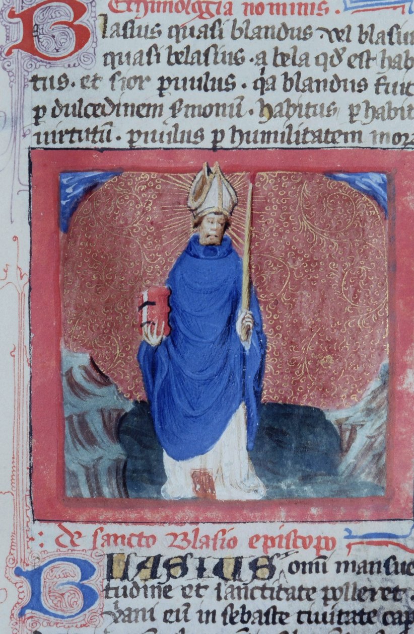 Ms Gen 1111 Page fra Legenda Aurea, Brugge, ca. 1400-10 av Flemish School