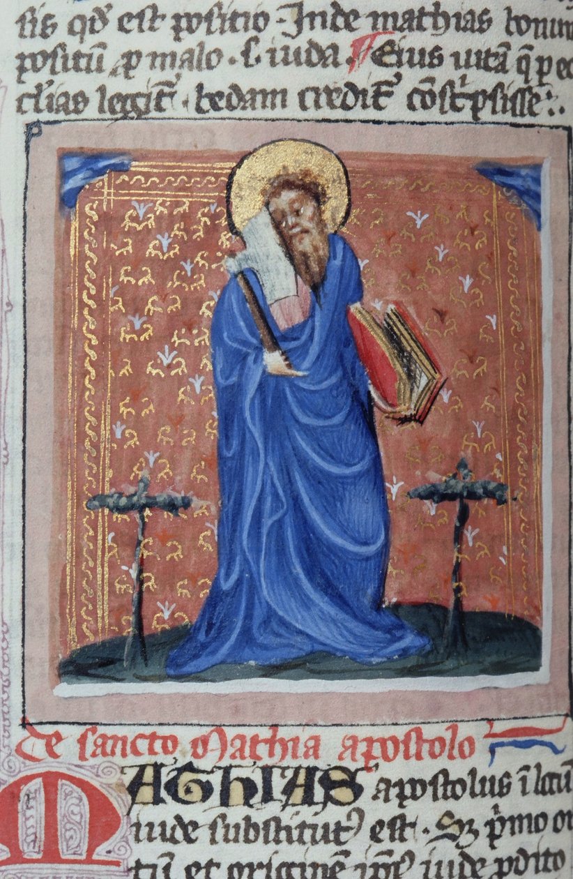 Ms Gen 1111 Page fra Legenda Aurea, Brugge, ca. 1400-10 av Flemish School