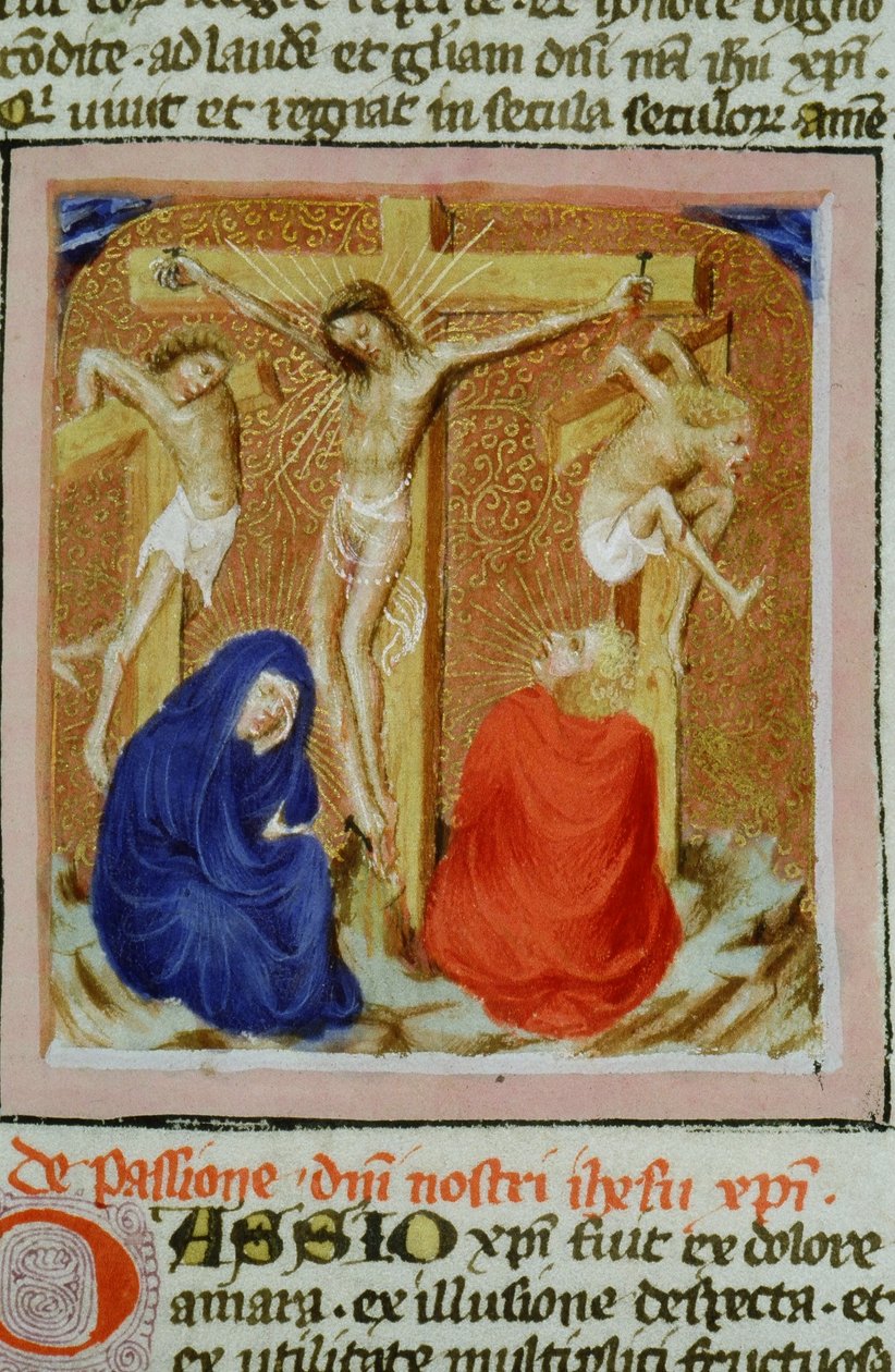 Ms Gen 1111 Page fra Legenda Aurea, Brugge, ca. 1400-10 av Flemish School