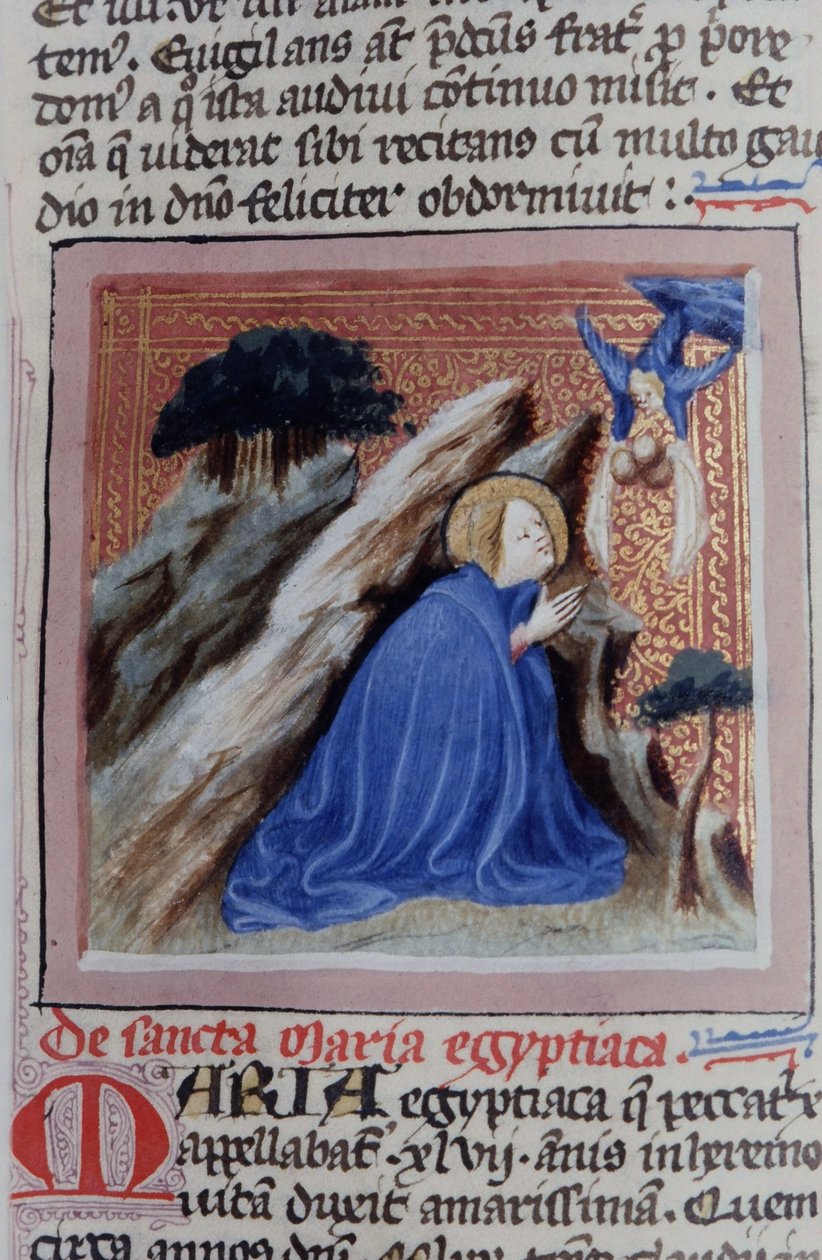 Ms Gen 1111 Page fra Legenda Aurea, Brugge, ca. 1400-10 av Flemish School
