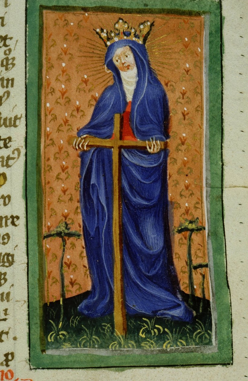Ms Gen 1111 Page fra Legenda Aurea, Brugge, ca. 1400-10 av Flemish School