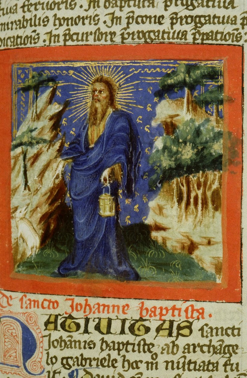 Ms Gen 1111 Page fra Legenda Aurea, Brugge, ca. 1400-10 av Flemish School