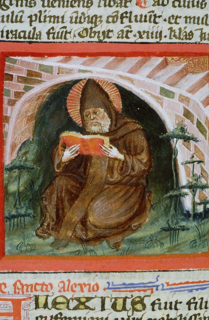 Ms Gen 1111 Page fra Legenda Aurea, Brugge, ca. 1400-10 av Flemish School