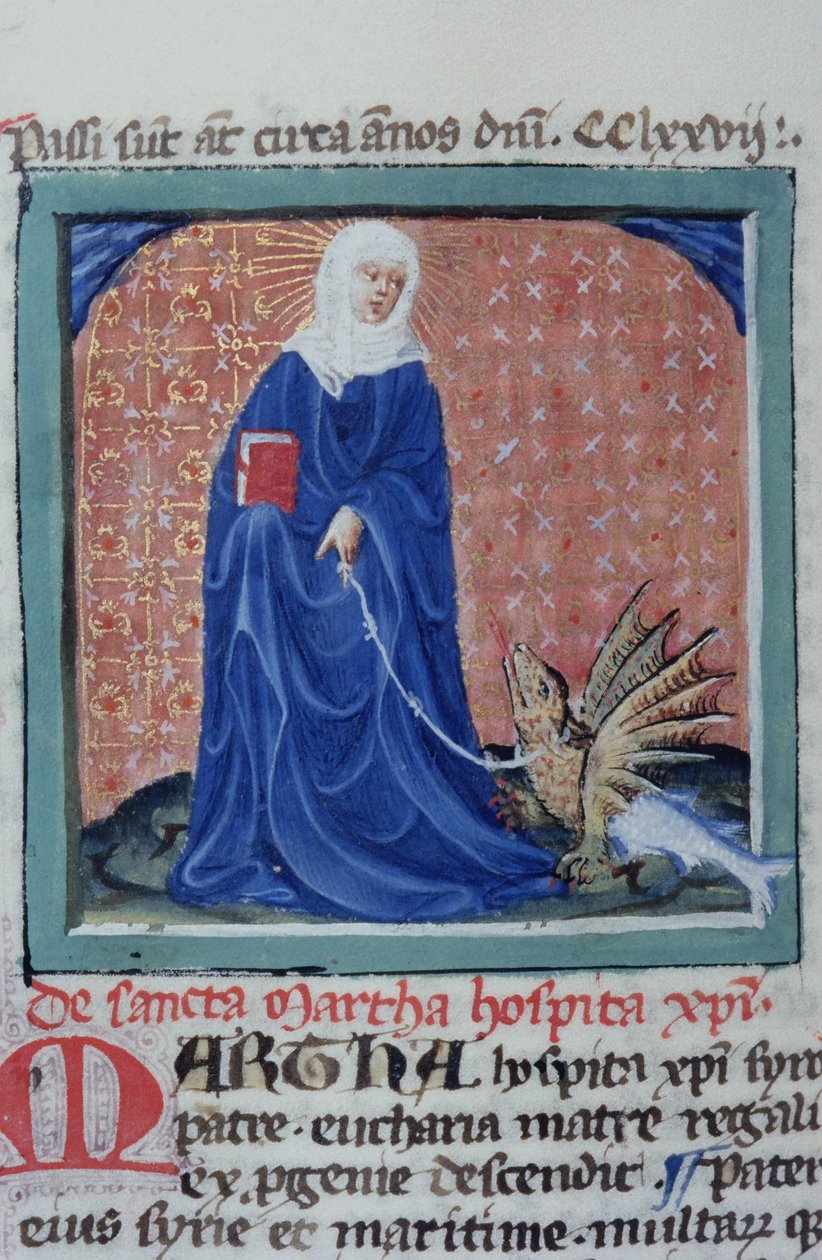 Ms Gen 1111 Page fra Legenda Aurea, Brugge, ca. 1400-10 av Flemish School