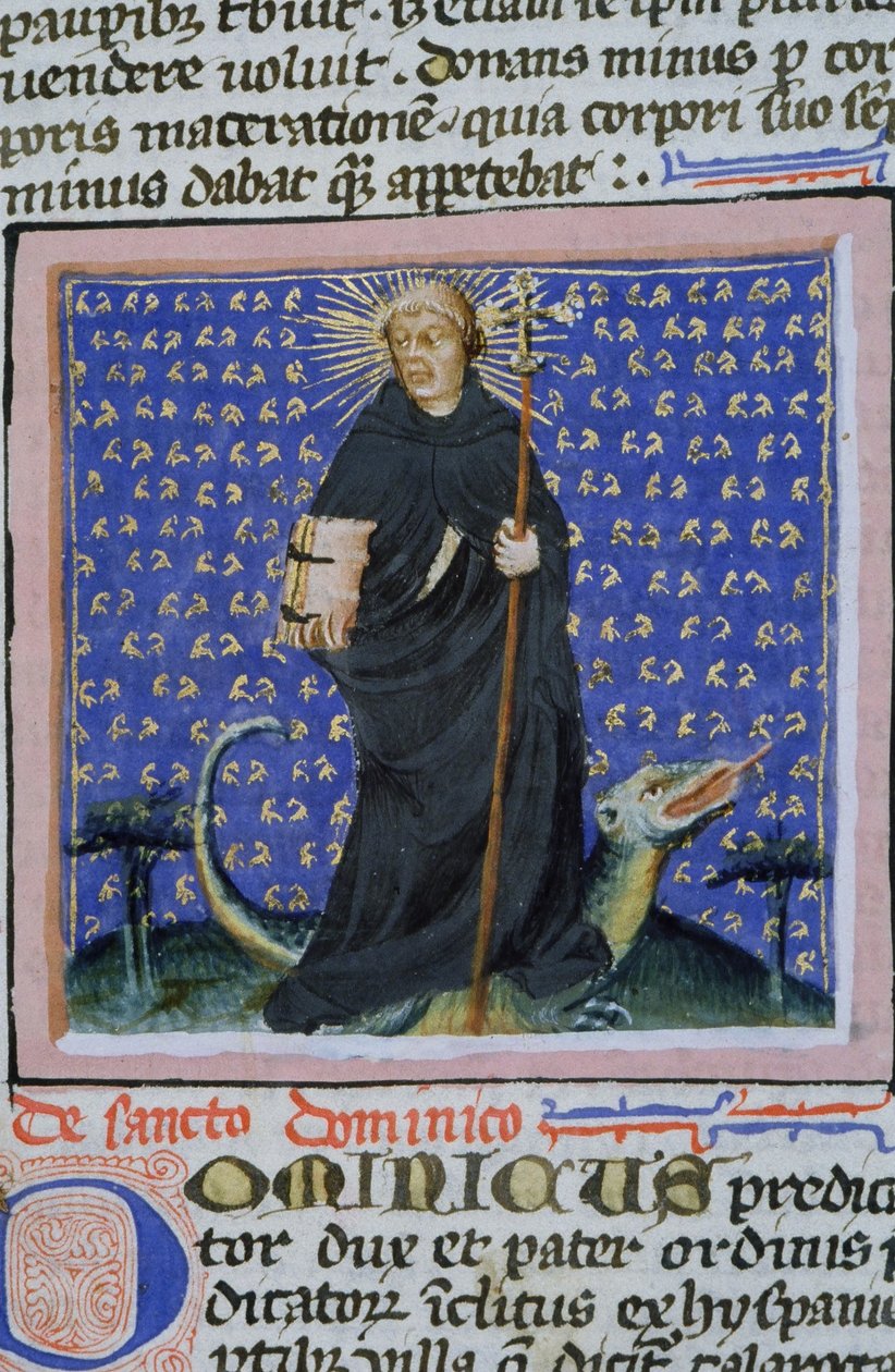 Ms Gen 1111 Page fra Legenda Aurea, Brugge, ca. 1400-10 av Flemish School
