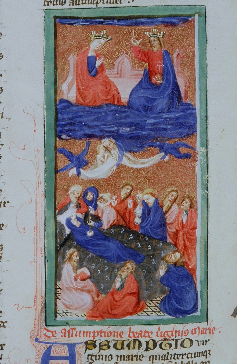 Ms Gen 1111 Page fra Legenda Aurea, Brugge, ca. 1400-10 av Flemish School