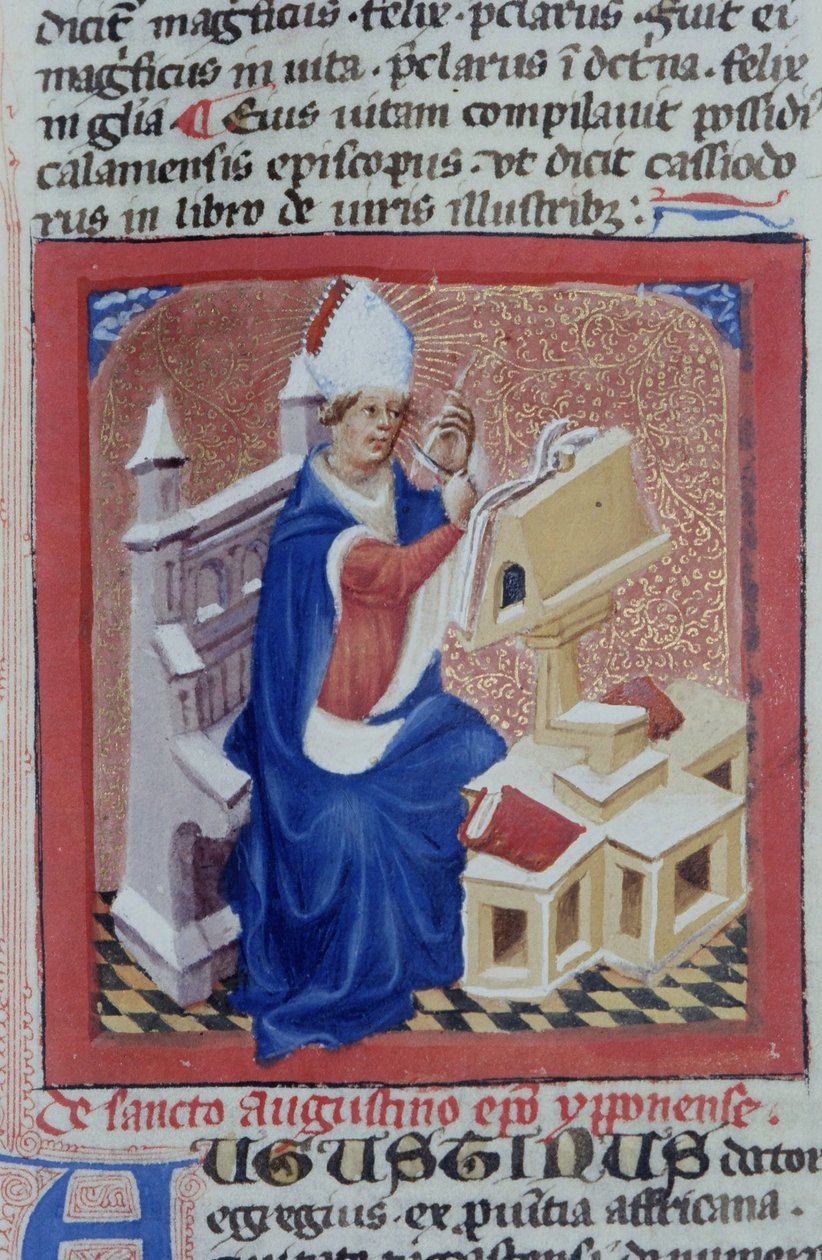 Ms Gen 1111 Page fra Legenda Aurea, Brugge, ca. 1400-10 av Flemish School