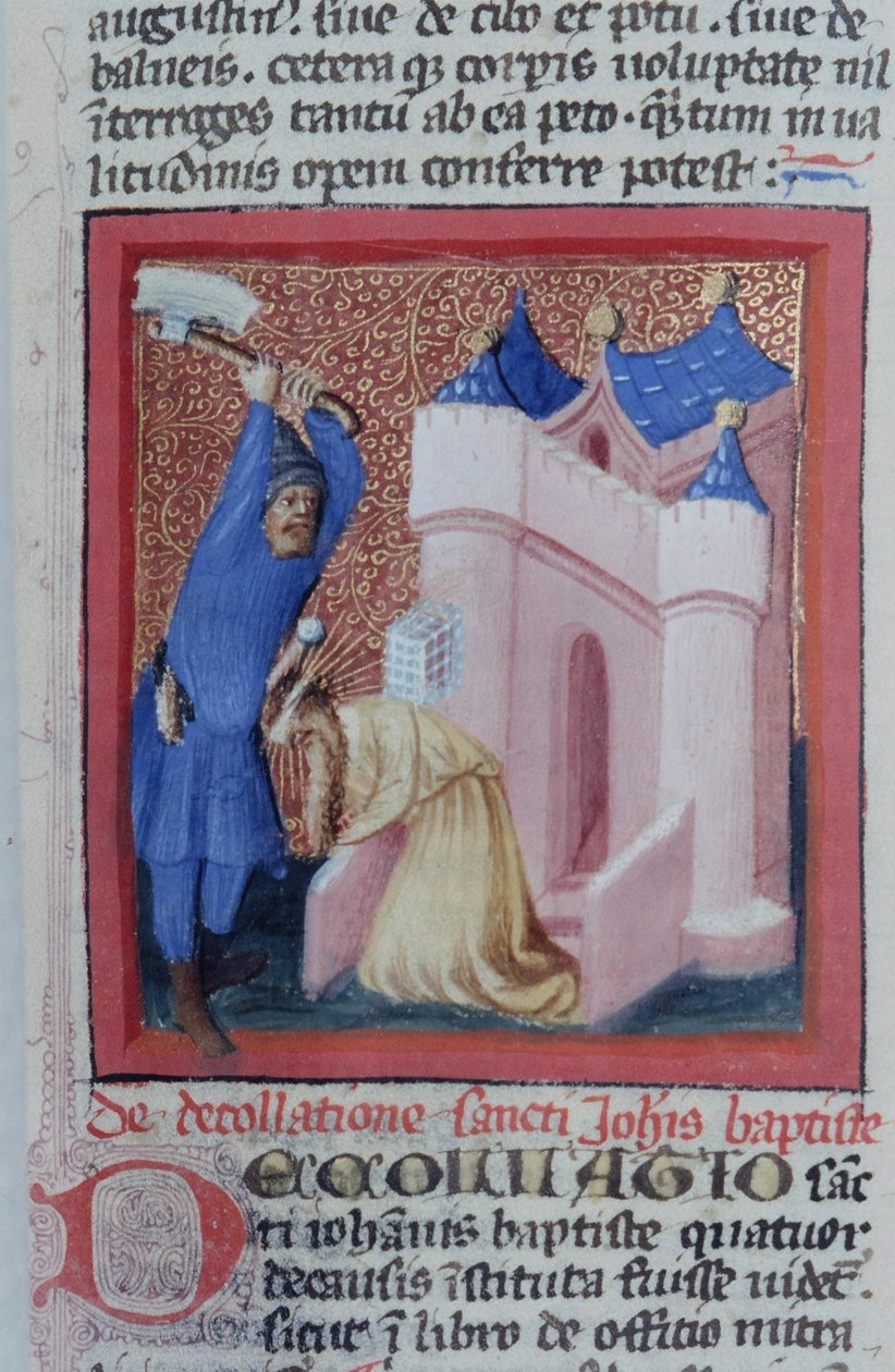 Ms Gen 1111 Page fra Legenda Aurea, Brugge, ca. 1400-10 av Flemish School