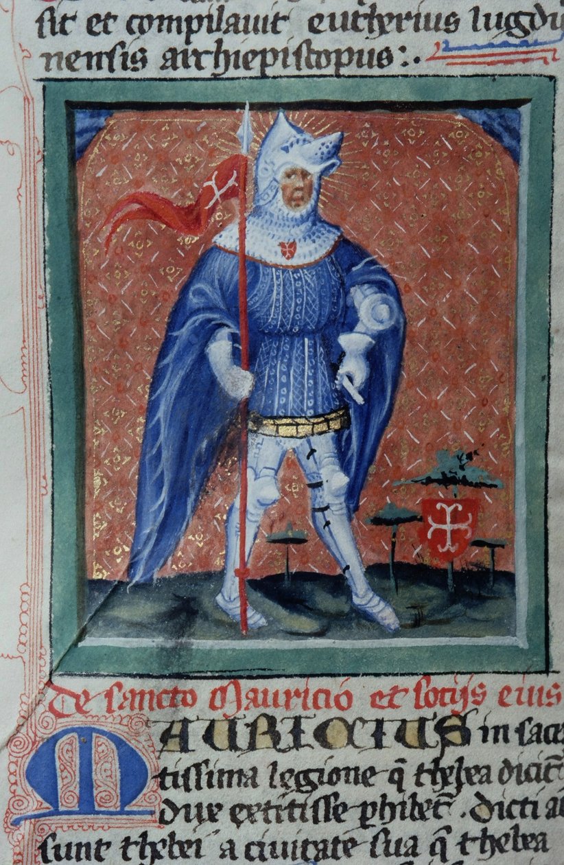 Ms Gen 1111 Page fra Legenda Aurea, Brugge, ca. 1400-10 av Flemish School