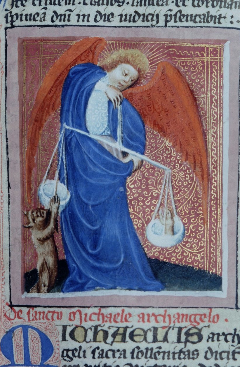 Ms Gen 1111 Page fra Legenda Aurea, Brugge, ca. 1400-10 av Flemish School