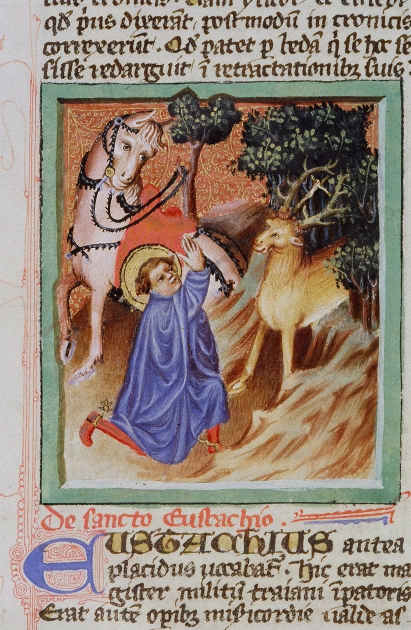 Ms Gen 1111 Page fra Legenda Aurea, Brugge, ca. 1400-10 av Flemish School