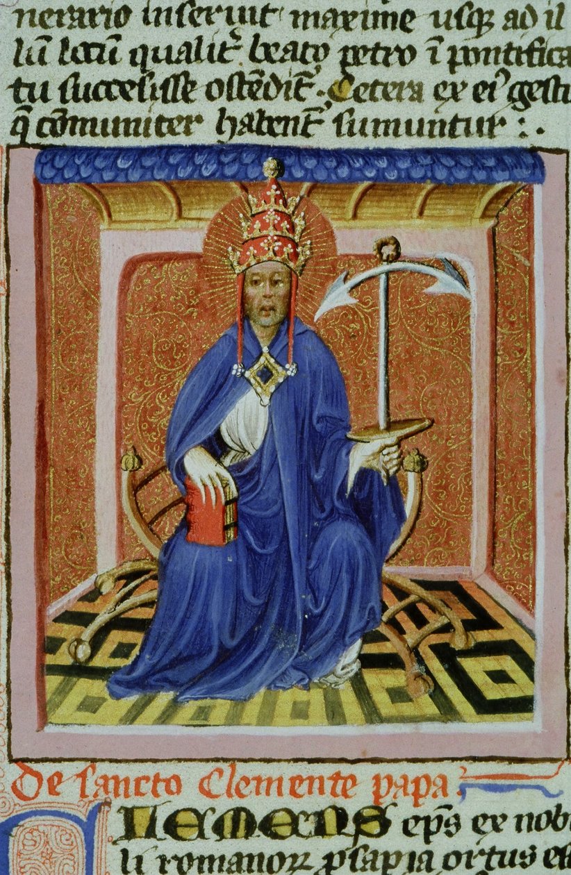 Ms Gen 1111 Page fra Legenda Aurea, Brugge, ca. 1400-10 av Flemish School