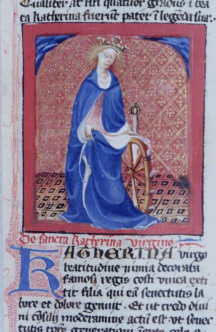 Ms Gen 1111 Page fra Legenda Aurea, Brugge, ca. 1400-10 av Flemish School