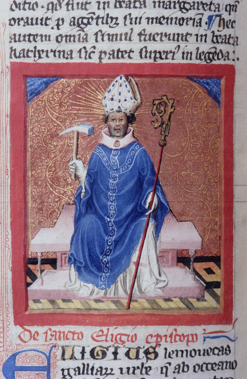 Ms Gen 1111 Page fra Legenda Aurea, Brugge, ca. 1400-10 av Flemish School