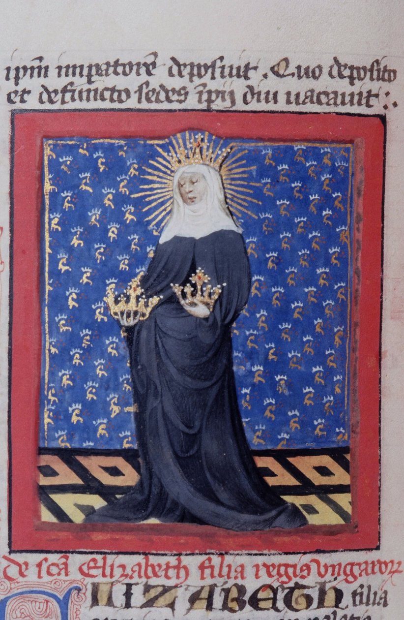 Ms Gen 1111 Page fra Legenda Aurea, Brugge, ca. 1400-10 av Flemish School
