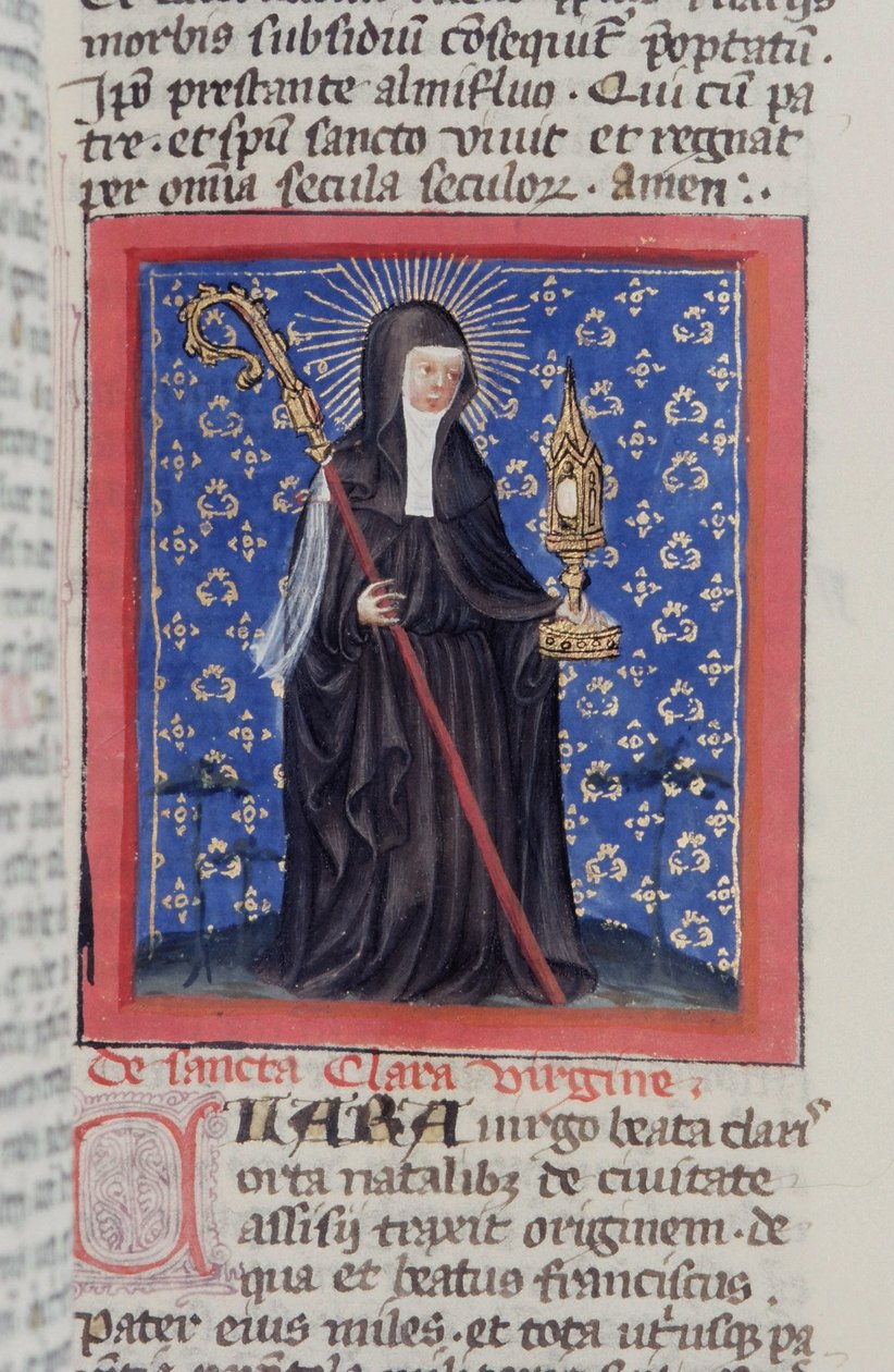 Ms Gen 1111 Page fra Legenda Aurea, Brugge, ca. 1400-10 av Flemish School