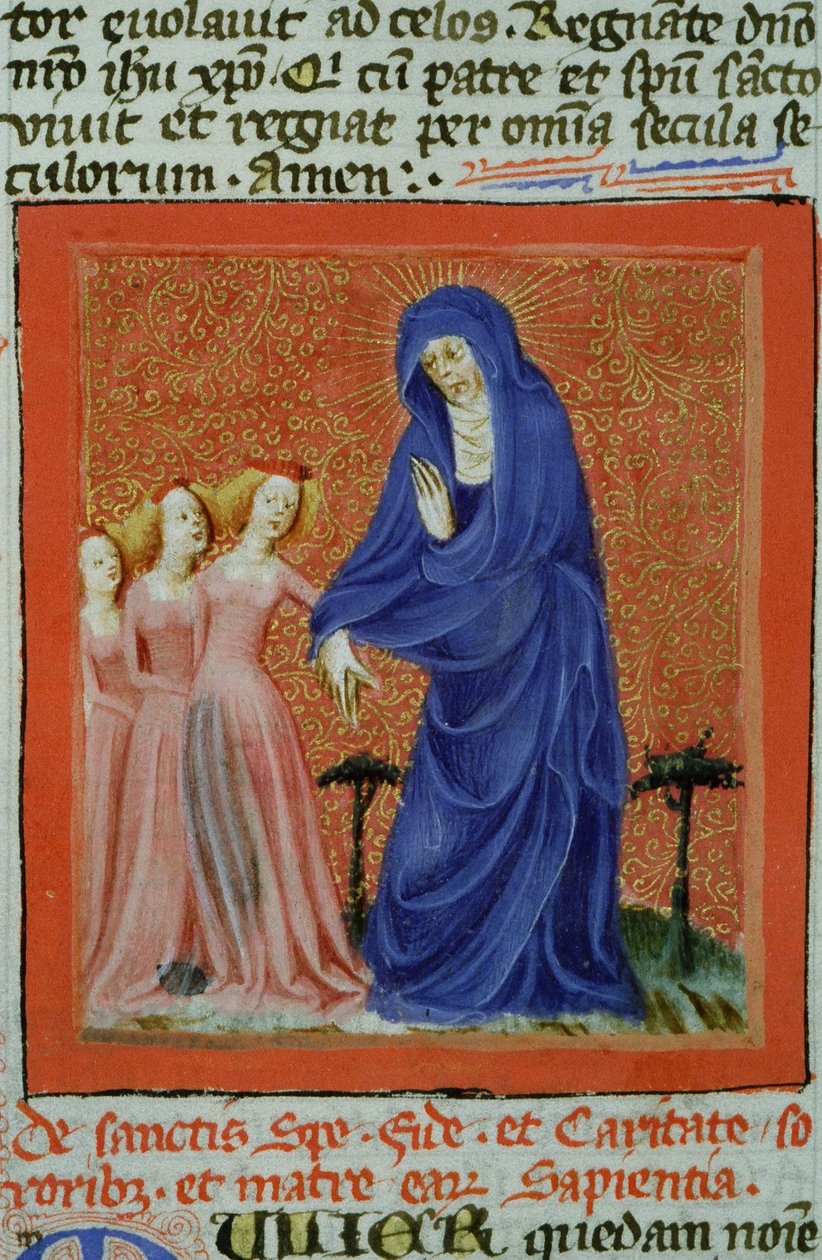 Ms Gen 1111 Page fra Legenda Aurea, Brugge, ca. 1400-10 av Flemish School