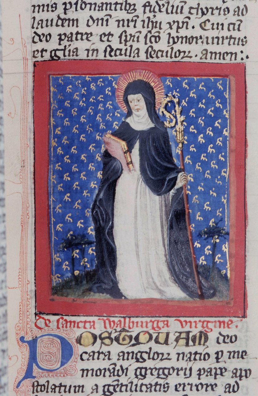Ms Gen 1111 Page fra Legenda Aurea, Brugge, ca. 1400-10 av Flemish School