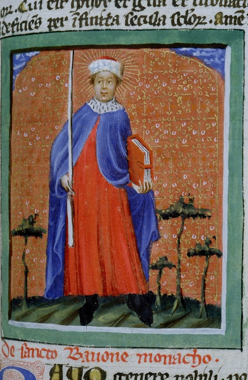 Ms Gen 1111 Page fra Legenda Aurea, Brugge, ca. 1400-10 av Flemish School