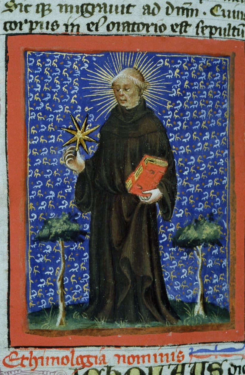 Ms Gen 1111 Page fra Legenda Aurea, Brugge, ca. 1400-10 av Flemish School