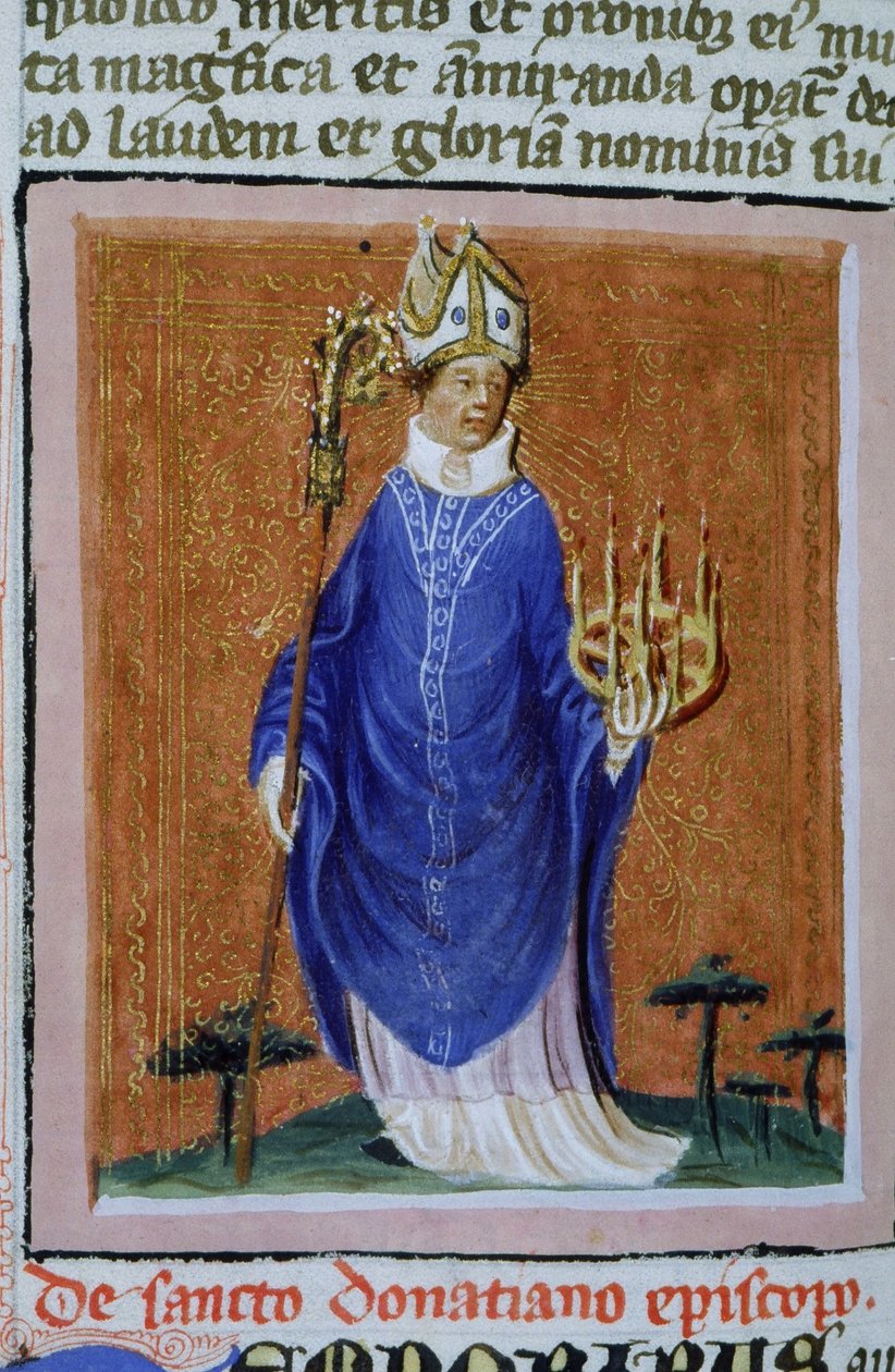 Ms Gen 1111 Page fra Legenda Aurea, Brugge, ca. 1400-10 av Flemish School