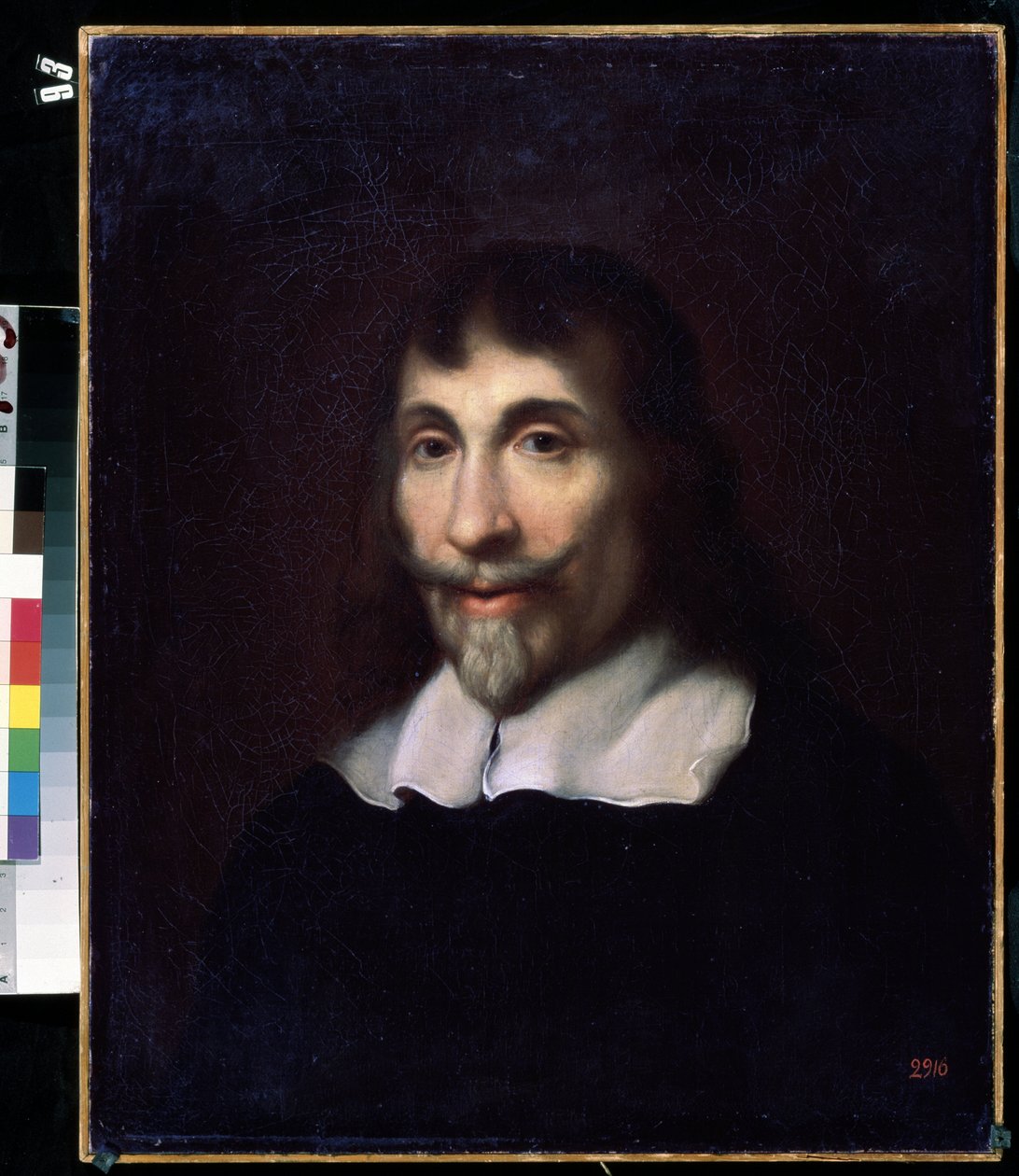 Portrett av en mann. (Portrett av en mann). Anonymt maleri fra den nederlandske skolen fra 1600-tallet. Olje på lerret. Mikhail Kroshitsky kunstmuseum, Sevastopol (Sevastopol) Ukraina av Flemish School