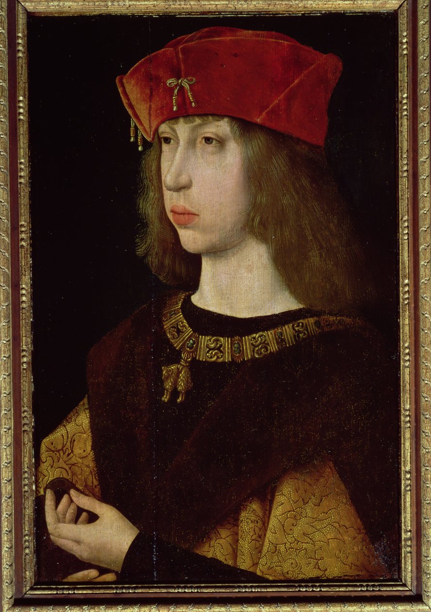 Portrett av Filip den kjekke (1478-1506) av Flemish School