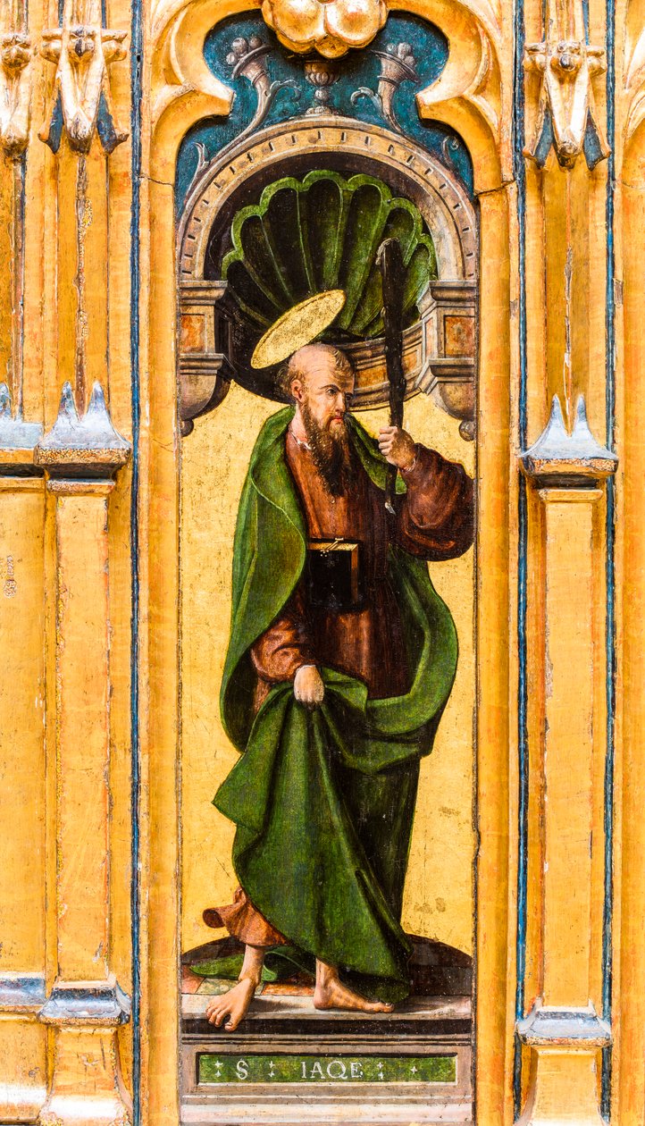 Relikvieskrin, Sankt Jakob den Lille holder en klubb av Flemish School