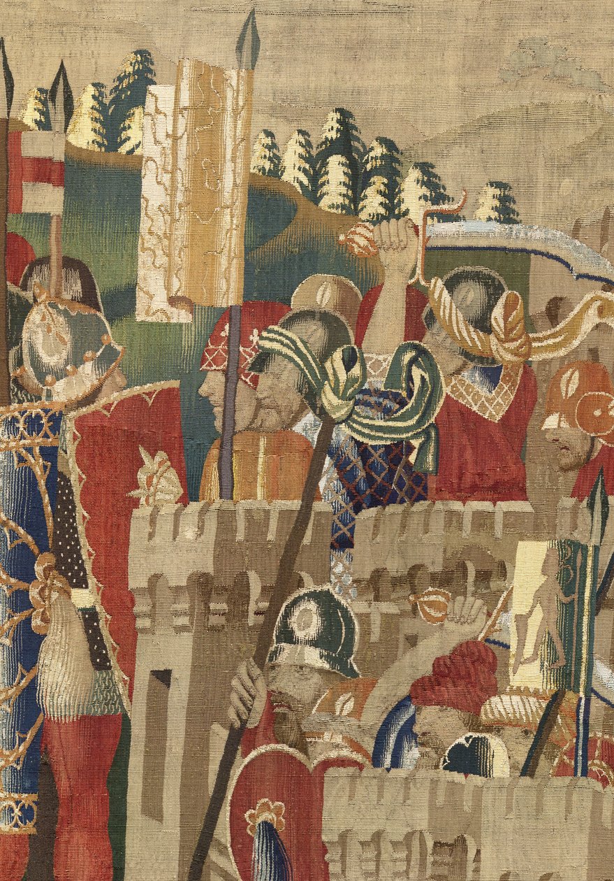 Tapet som viser erobringene av kong Alfonso V av Portugal av Flemish School