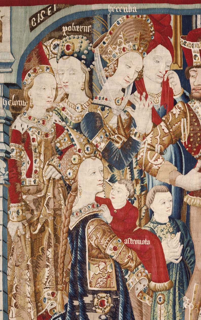 Den trojanske krigen: Akillestelt. ca. 1470 (teppe) av Flemish School