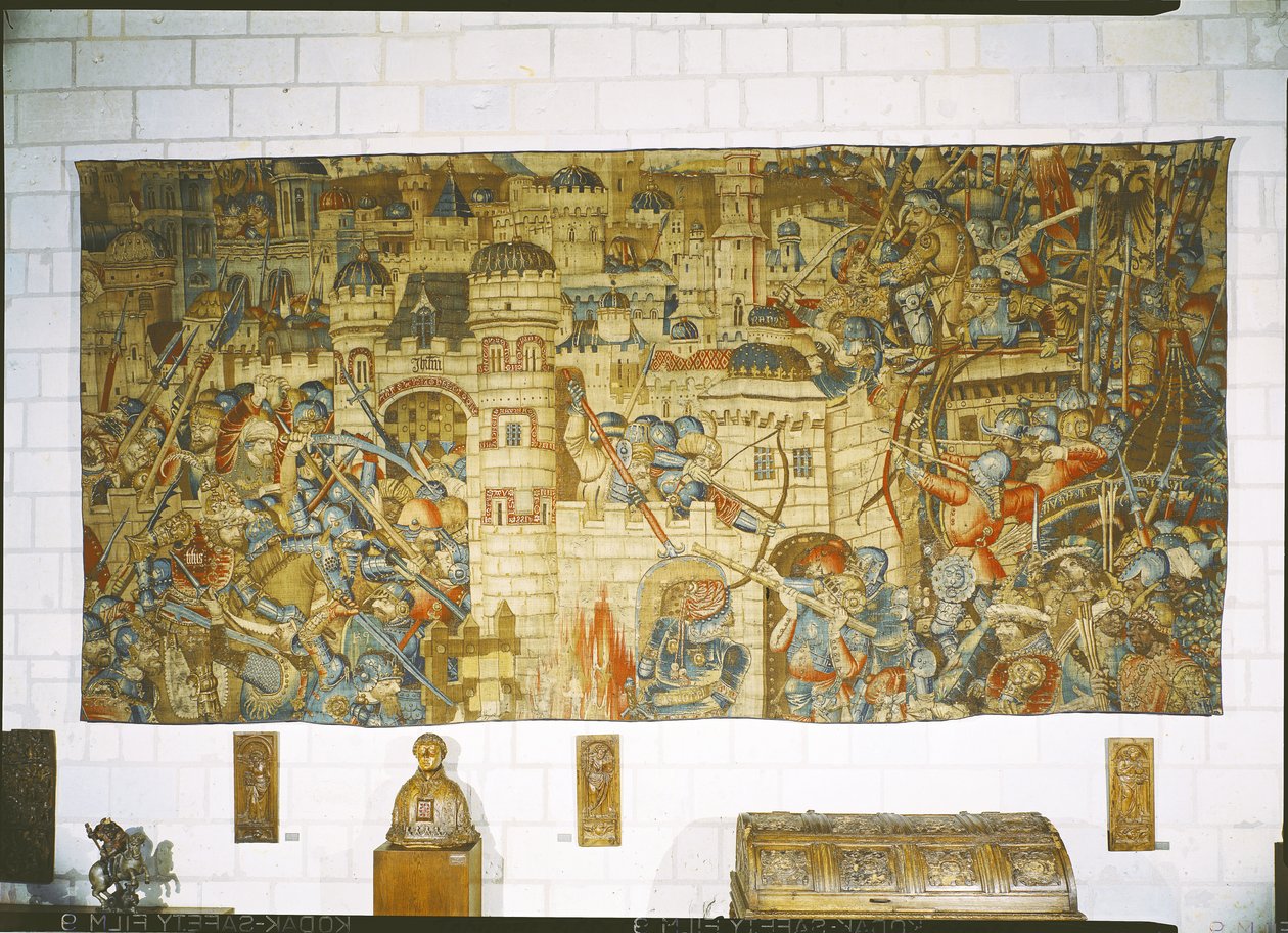The Vengeance of Notre-Seigneur, beleiringen av Jerusalem av Flemish School