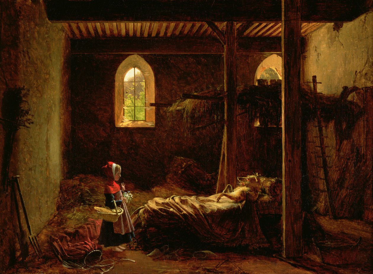 Rødhette, ca. 1820 av Fleury François Richard