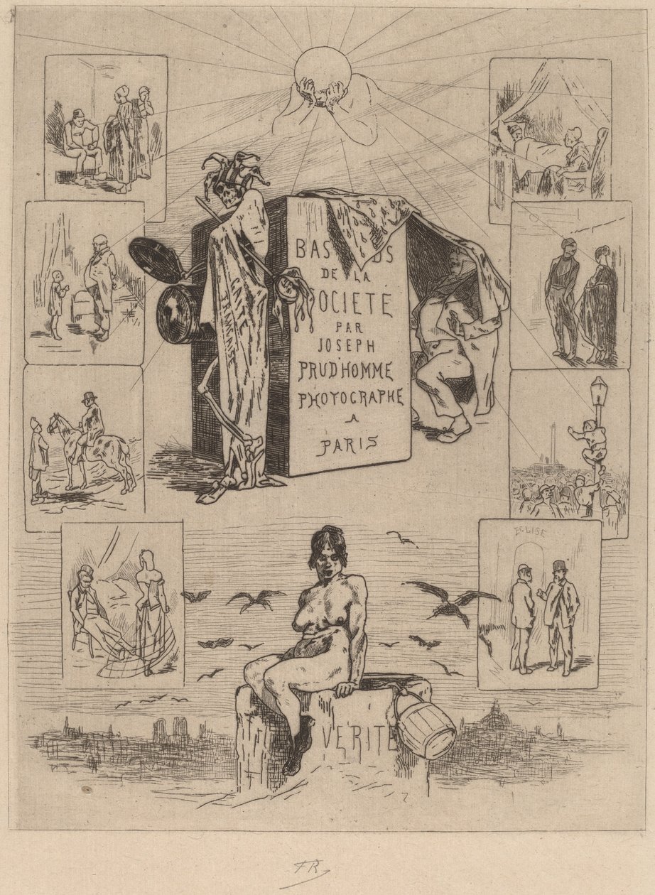 Frontispice: The Dregs of Society (Les bas-fonds de la societe) av Félicien Rops
