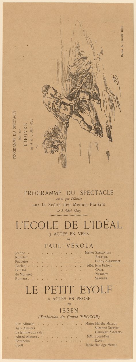 Idealets skole; Lille Eyolf av Félicien Rops