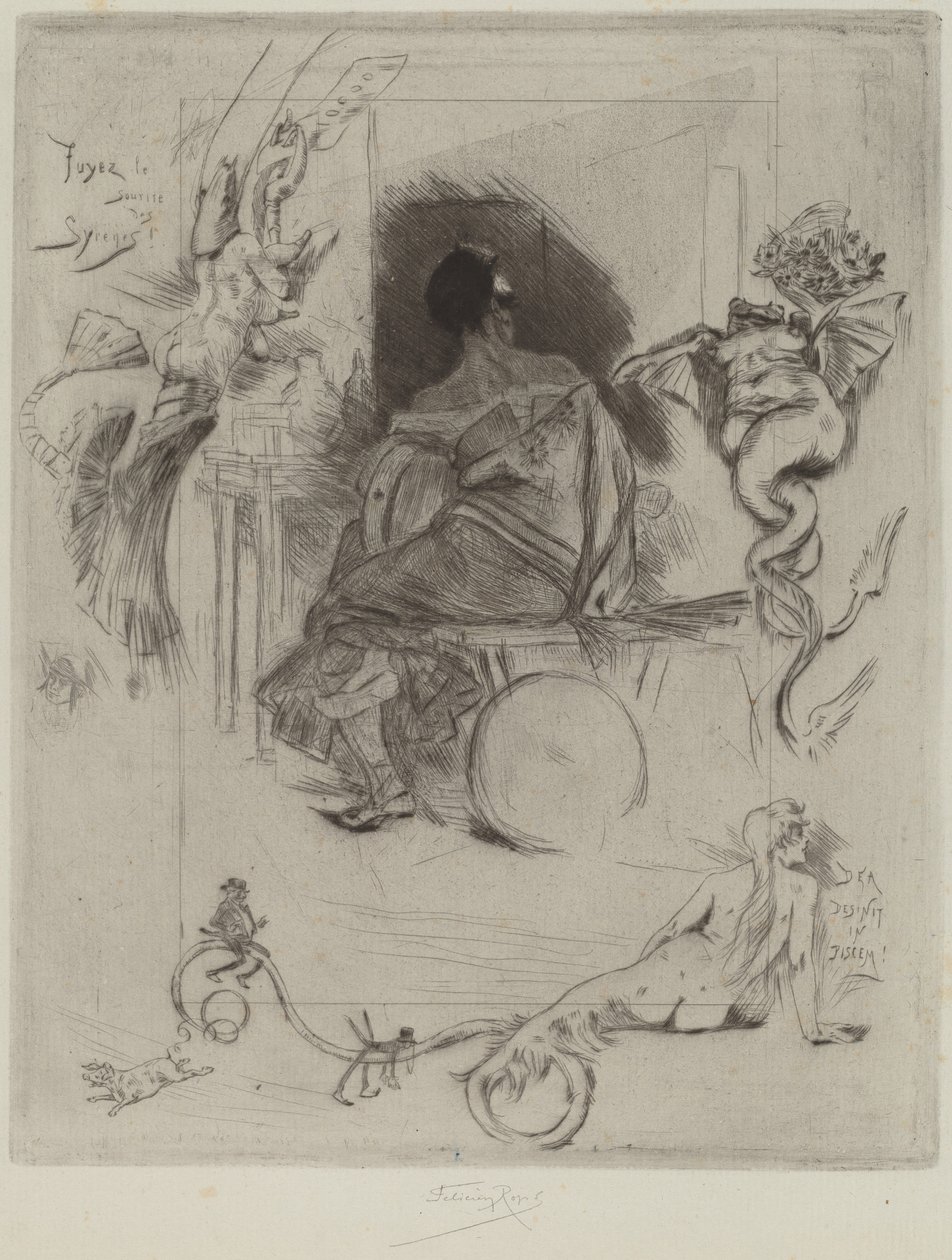Den siste Maja av Félicien Rops