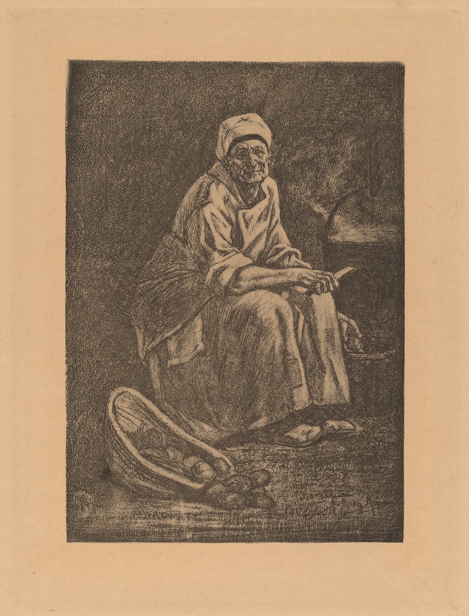 Gammel-Kate av Félicien Rops