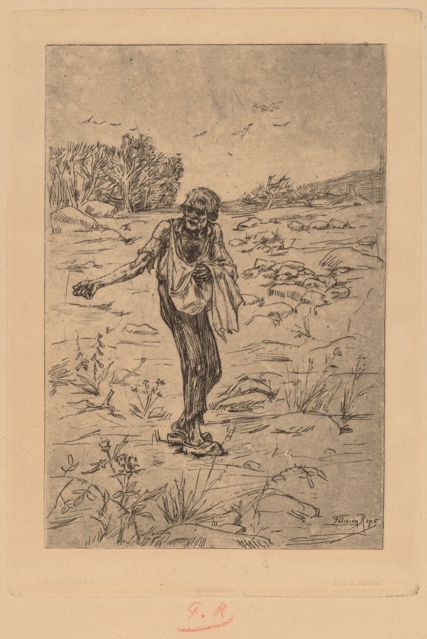 Lignelsen om såmannen av Félicien Rops