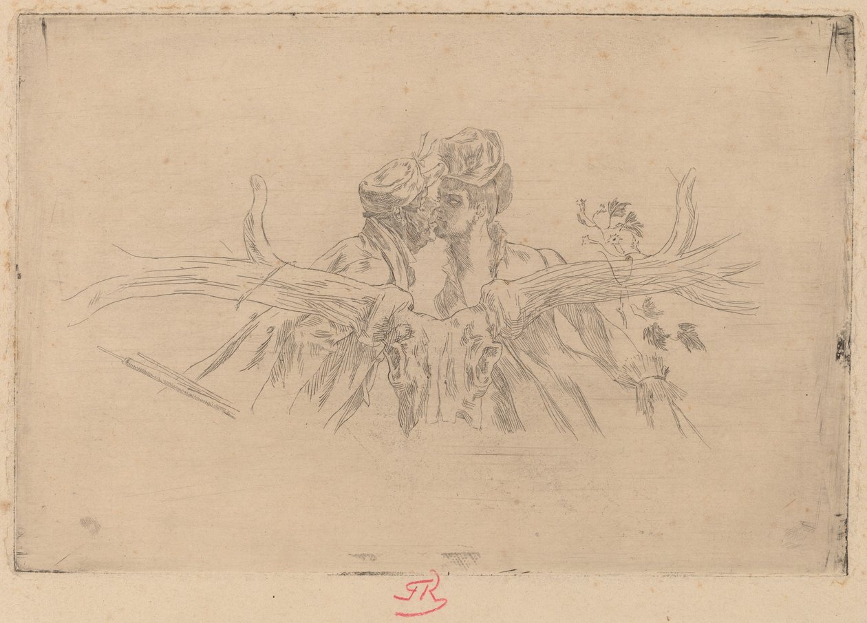 The Train of Maris (Le train de Maris) av Félicien Rops