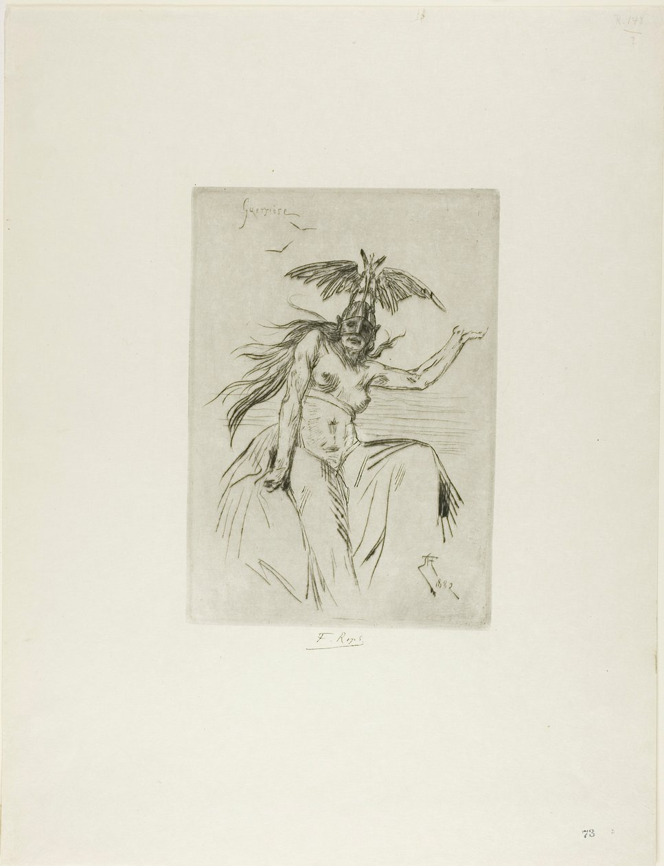 kriger av Félicien Rops