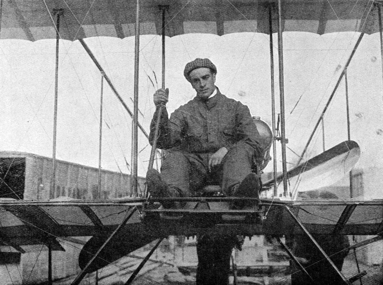 Claude Grahame-White, engelsk luftfartspioner, 1910 1933 av Flight Photo